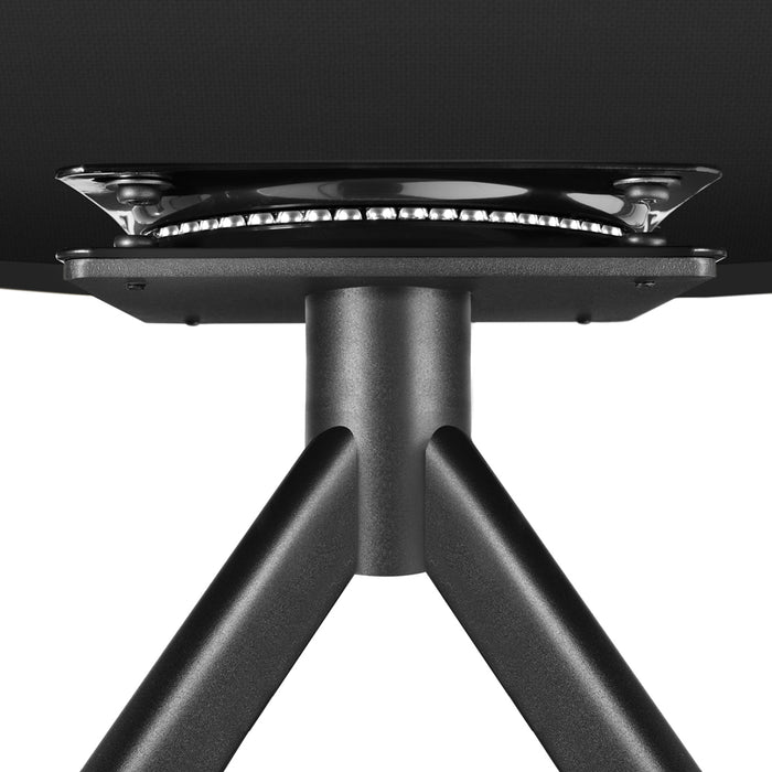 tectake® Lona fluwelen draaistoel met dikke vulling - Set van 2