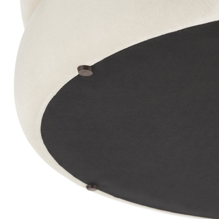 tectake® Hocker Altu XL, gestoffeerd, opbergruimte