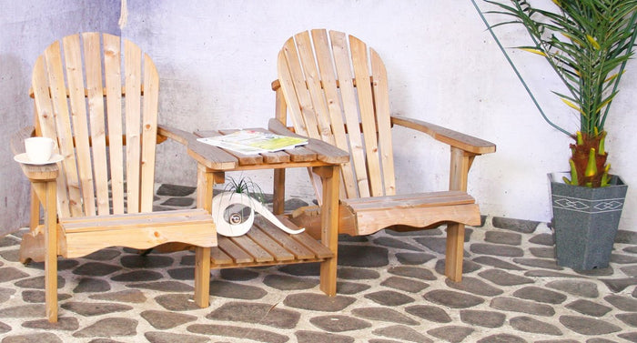 Sens-Line - Canadian Double Relax Stoel - Dennenhout