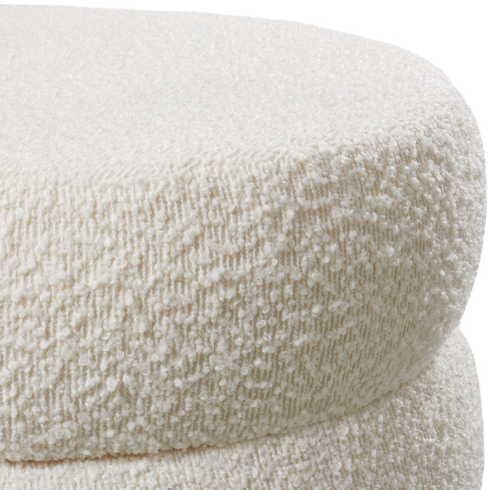 tectake® Hocker Altu, gestoffeerd, opbergruimte