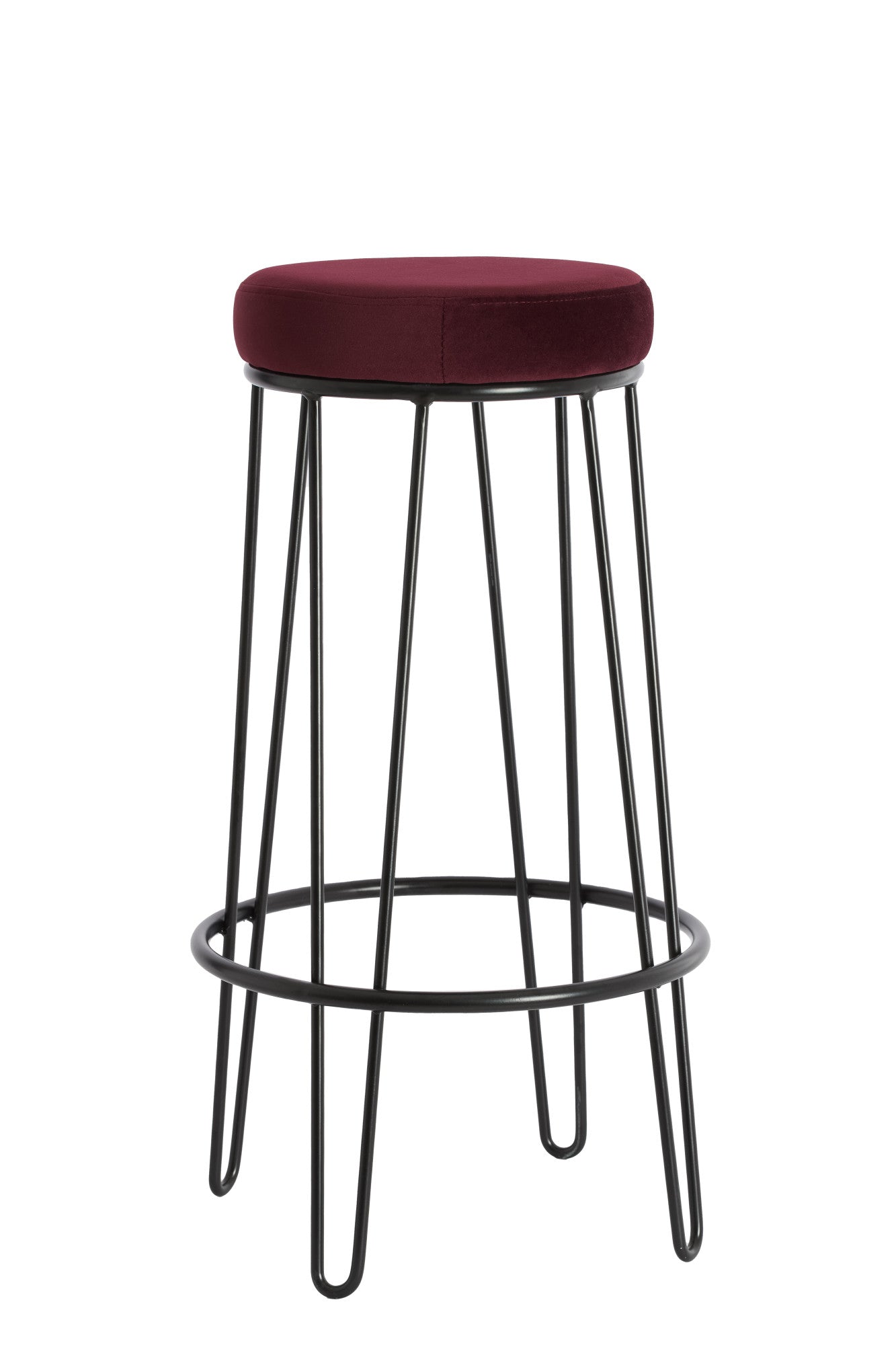 Light & Living - Barkruk ALICE - Ø41x73 cm - Rood - Set van 2