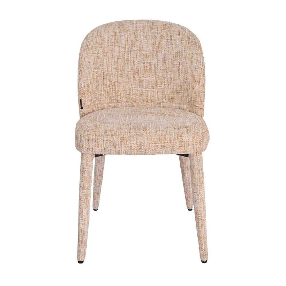 Bronx71 Eetkamerstoel Charlie chenille beige