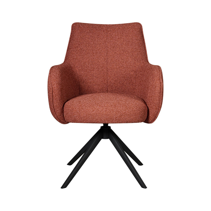 Eetkamerstoel Tumba - Rood|Terra - Textiel