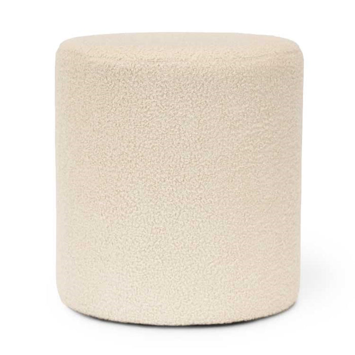Unique Living - Poef Teddy - 35x38cm - Dove White