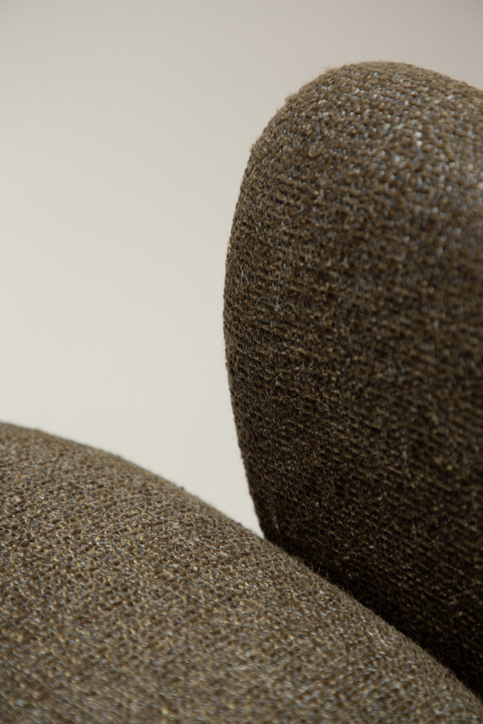 Dan-Form BAE Draaistoel Oljifgroen Bouclé