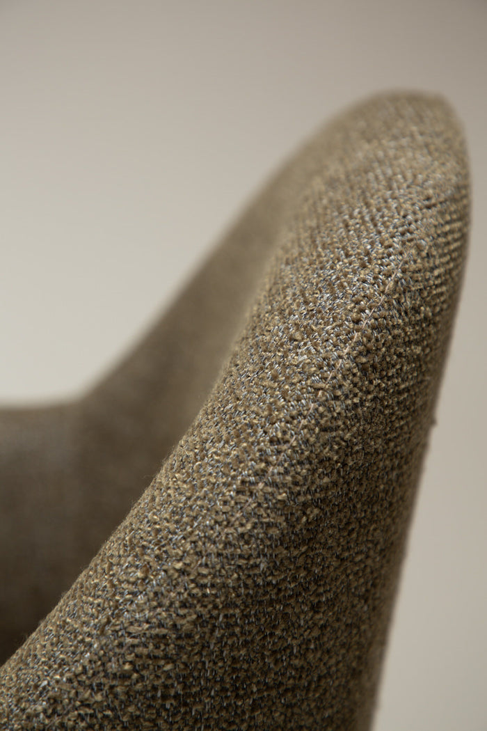 Dan-Form BAE Draaistoel Oljifgroen Bouclé