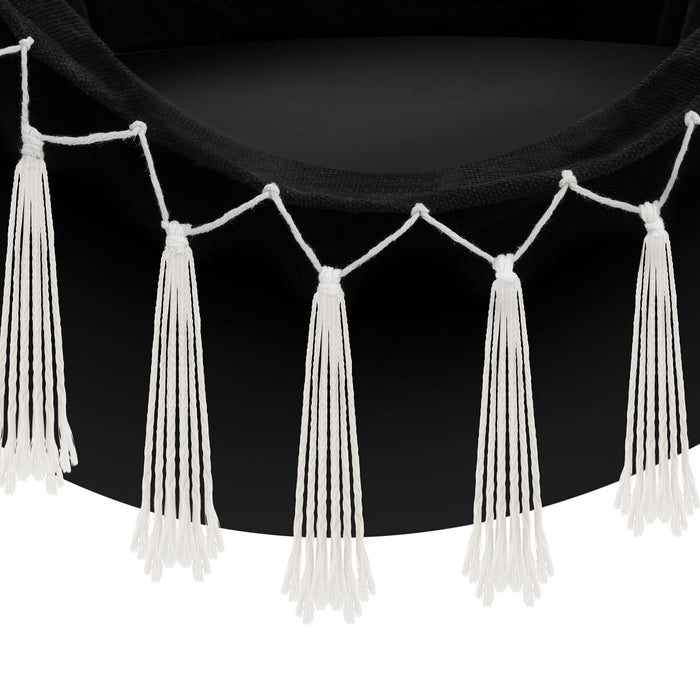 tectake® Hangstoel Malika, boho-stijl, draagkracht 150kg