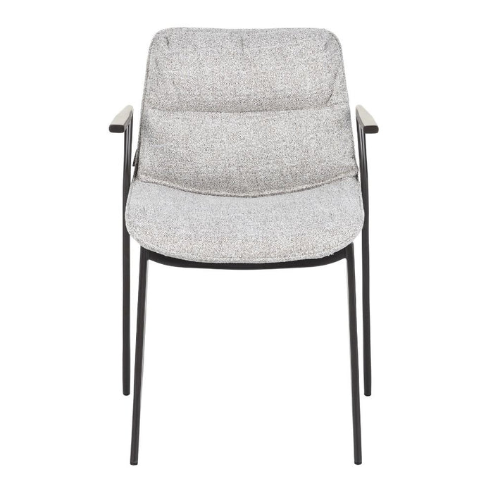 Bronx71 Eetkamerstoel Trevi gemêleerd off white|bruin