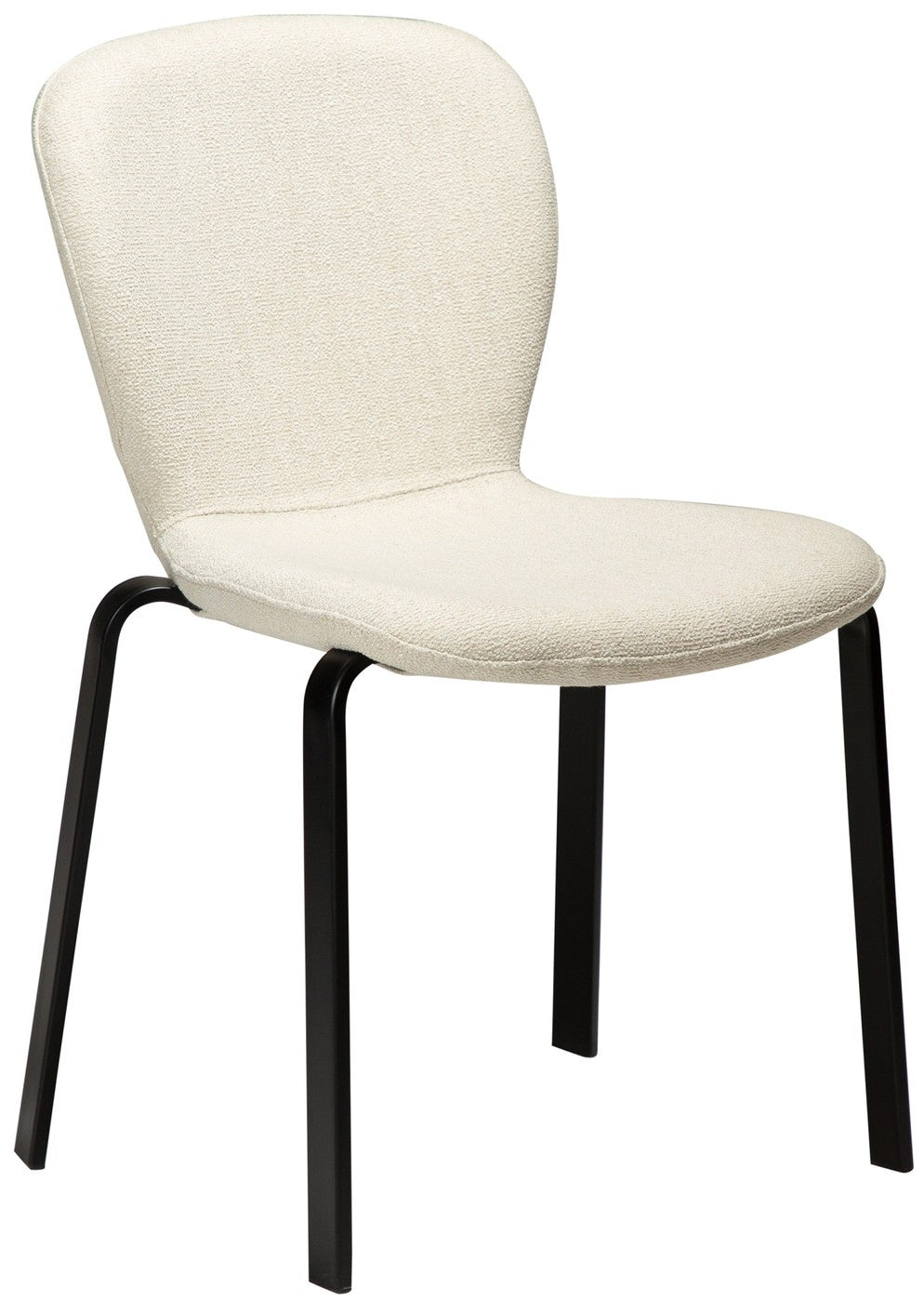 Dan-Form Heap Beige Bouclé Eetkamerstoel set van 2