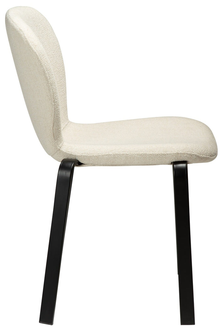 Dan-Form Heap Beige Bouclé Eetkamerstoel set van 2