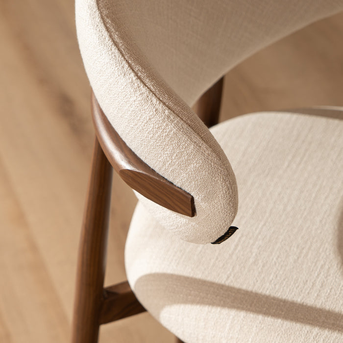 Bronx71 Barkruk Lara linnen off white 70 cm