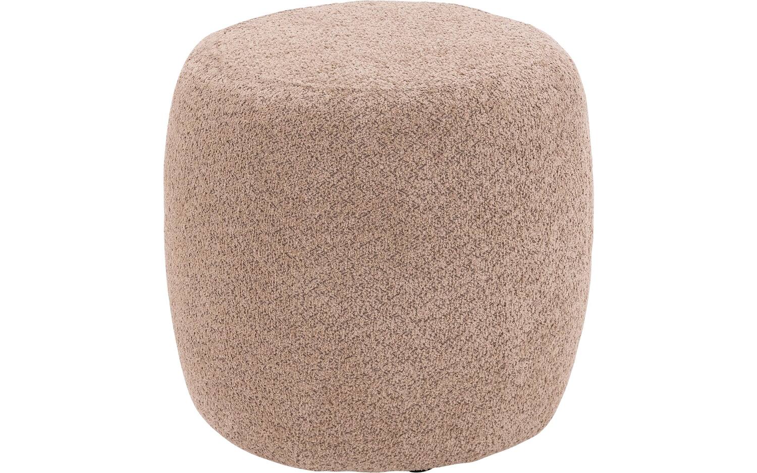 Goossens Poef Lizz in boucle taupe