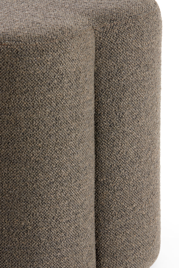 Light & Living - Poef NALANI - Ø38x45cm - Bruin