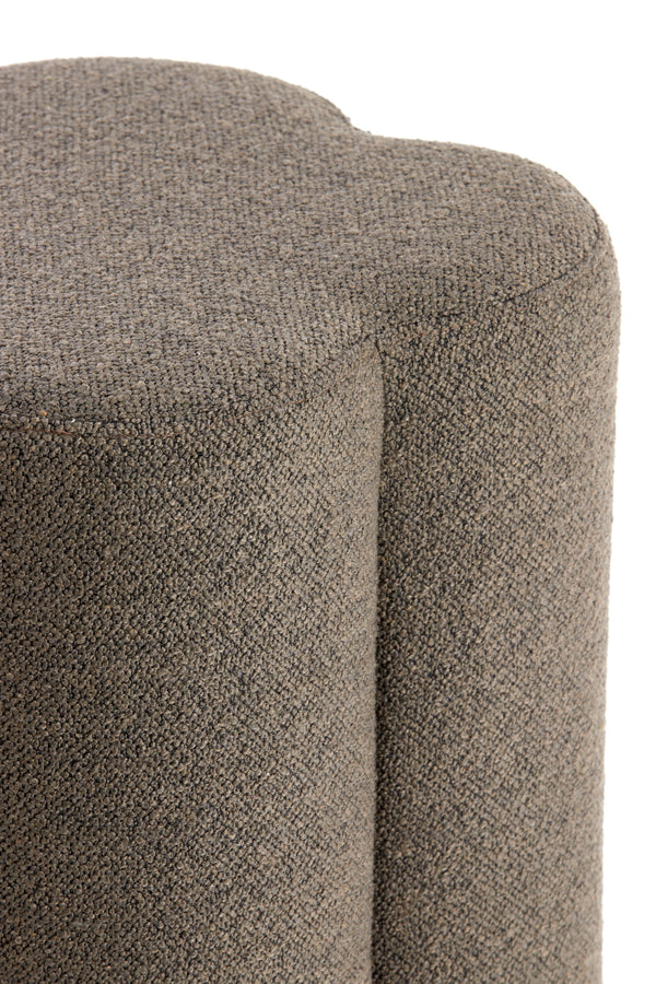 Light & Living - Poef NALANI - Ø38x45cm - Bruin