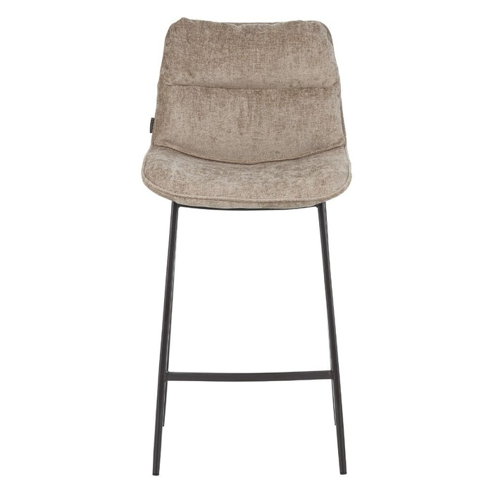 Bronx71 Velvet barkruk Trevi taupe 68 cm