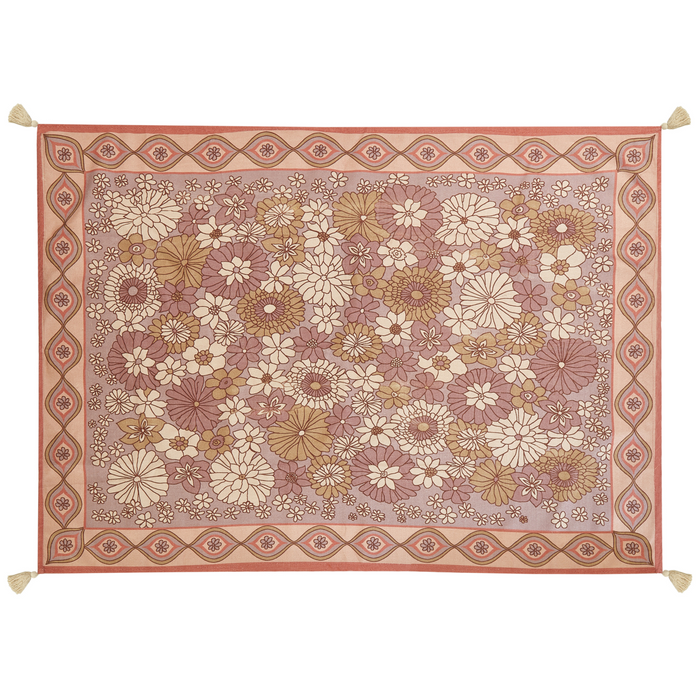 Beliani - LASHARI - Picknickkleed - Perzik - 150 x 200 cm - Polyester