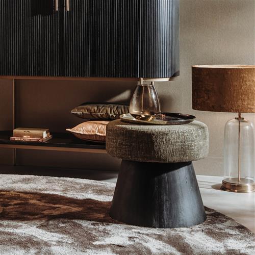 Tower living Ossana hocker - fabric Memphis 18 - round 50x50x50