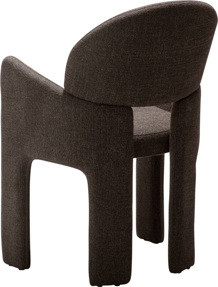 Dan-Form Aole Bruin Bouclé Eetkamerstoel set van 2