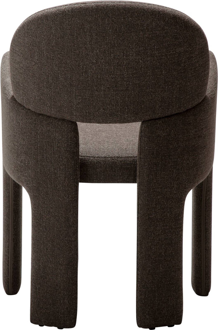 Dan-Form Aole Bruin Bouclé Eetkamerstoel set van 2