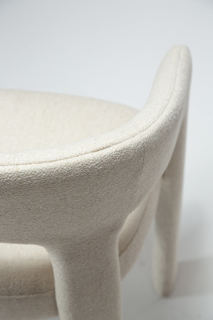 Dan-Form Splendor Beige Bouclé Eetkamerstoel set van 2