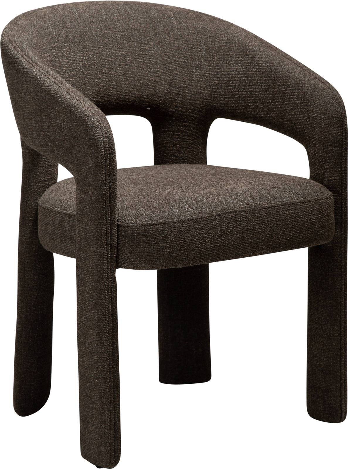 Dan-Form Splendor Bruin Bouclé Eetkamerstoel set van 2