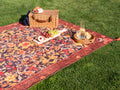 Beliani-DILBAR-Picknickkleed-Lichtrood-150 x 200 cm-Polyester