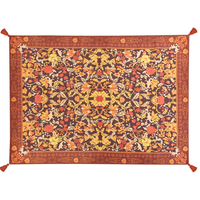 Beliani-DILBAR-Picknickkleed-Lichtrood-150 x 200 cm-Polyester