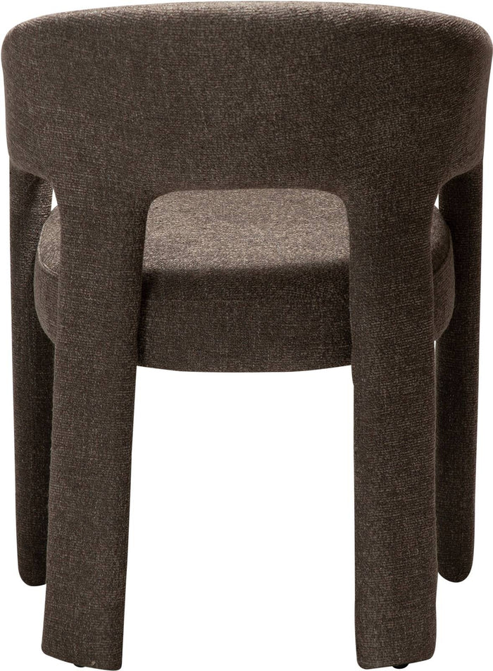 Dan-Form Splendor Bruin Bouclé Eetkamerstoel set van 2