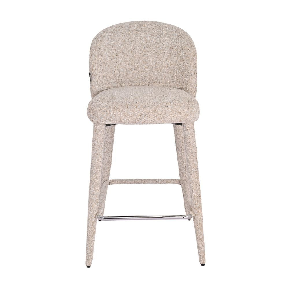 Bronx71 Barkruk Charlie chenille taupe 69 cm