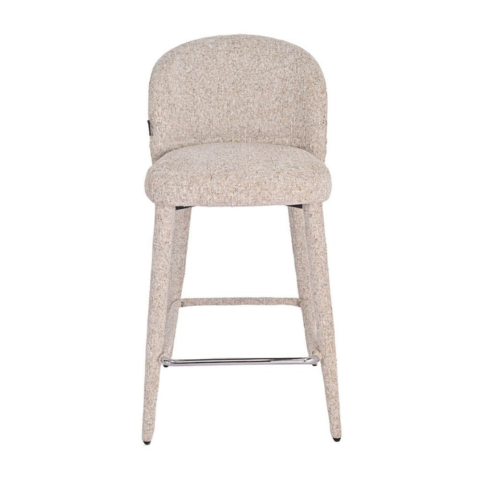 Bronx71 Barkruk Charlie chenille taupe 69 cm