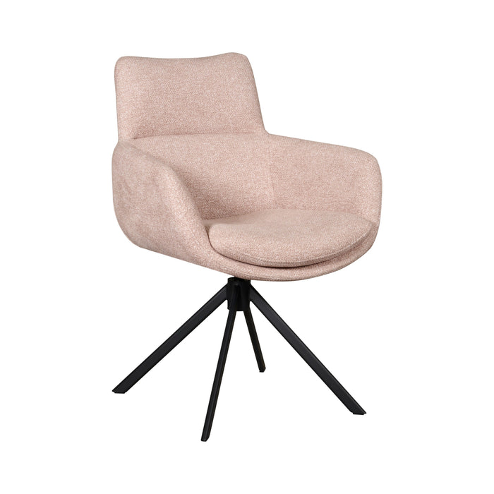 Eetkamerstoel Oland - Beige|Creme - Textiel