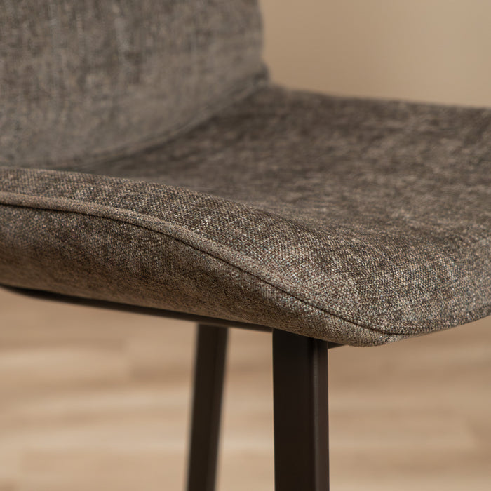 Bronx71 Velvet barkruk Trevi bruin 68 cm