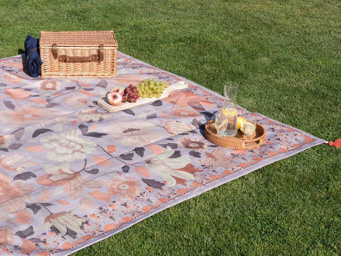 Beliani - TUFKI - Picknickkleed - Paars - 200 x 200 cm - Polyester