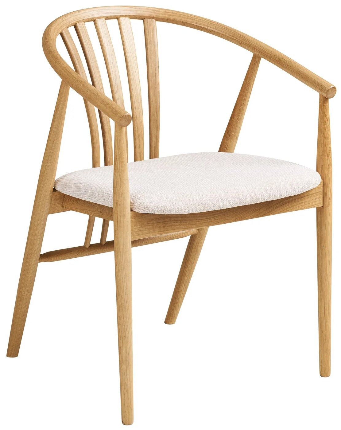 House Nordic Agustin Eetkamerstoel Eiken | Zand