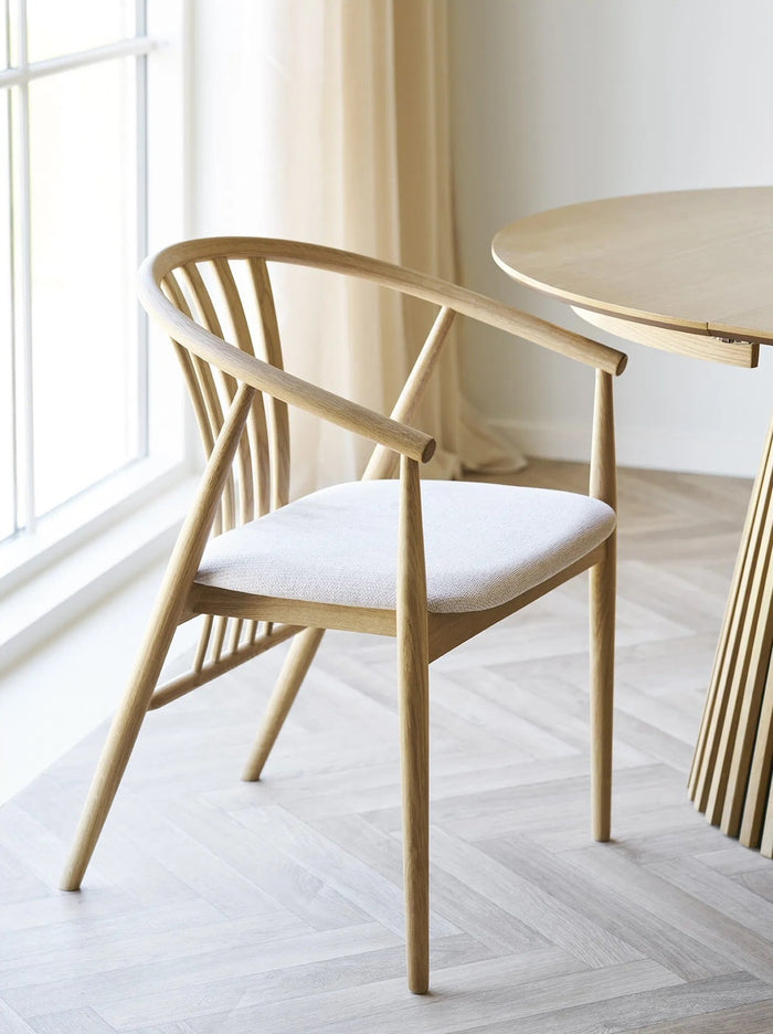 House Nordic Agustin Eetkamerstoel Eiken | Zand