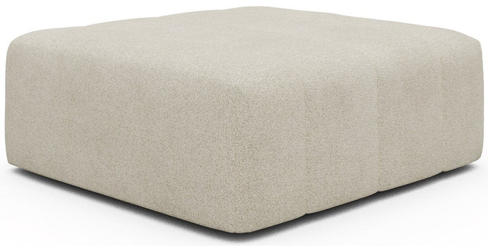 Kragelund Kornum Ottoman Gebroken Wit Bouclé