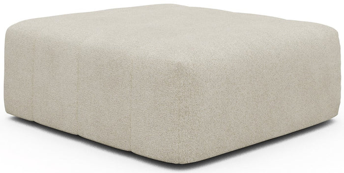 Kragelund Kornum Ottoman Gebroken Wit Bouclé