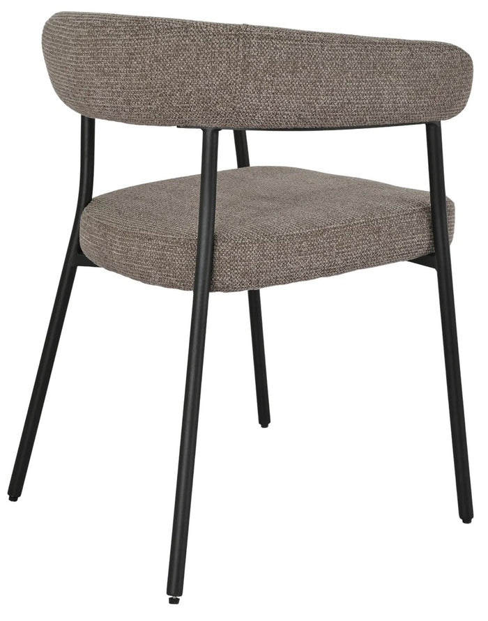 House Nordic Trivio Bruin Eetkamerstoel met Armleuning