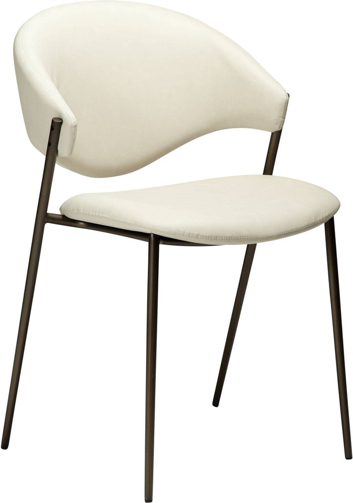 Dan-Form Zone Amandel Eetkamerstoel Kunstleer set van 2