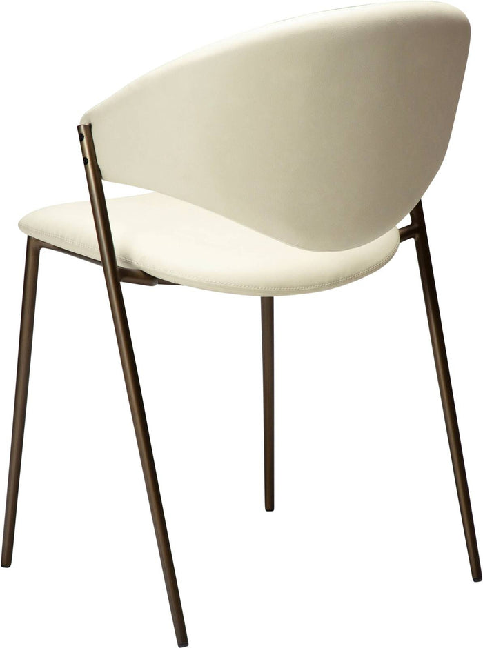 Dan-Form Zone Amandel Eetkamerstoel Kunstleer set van 2