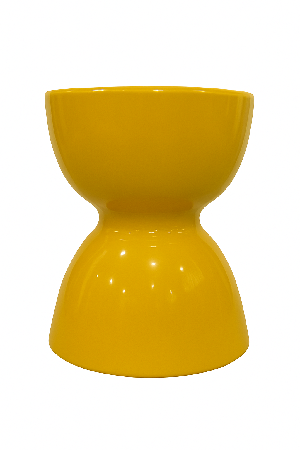 Fine Asianliving Keramische Kruk Geel Handgemaakt -