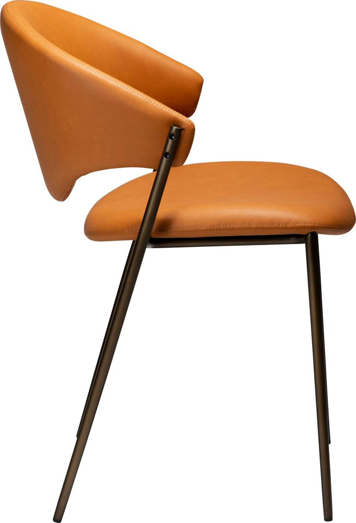 Dan-Form Zone Pompoen Eetkamerstoel Kunstleer set van 2