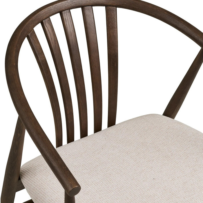 House Nordic Agustin Eetkamerstoel Gerookt Eiken | Zand