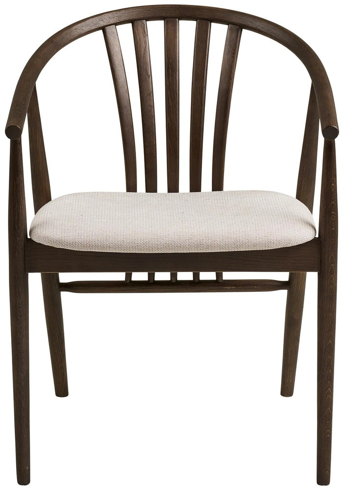 House Nordic Agustin Eetkamerstoel Gerookt Eiken | Zand