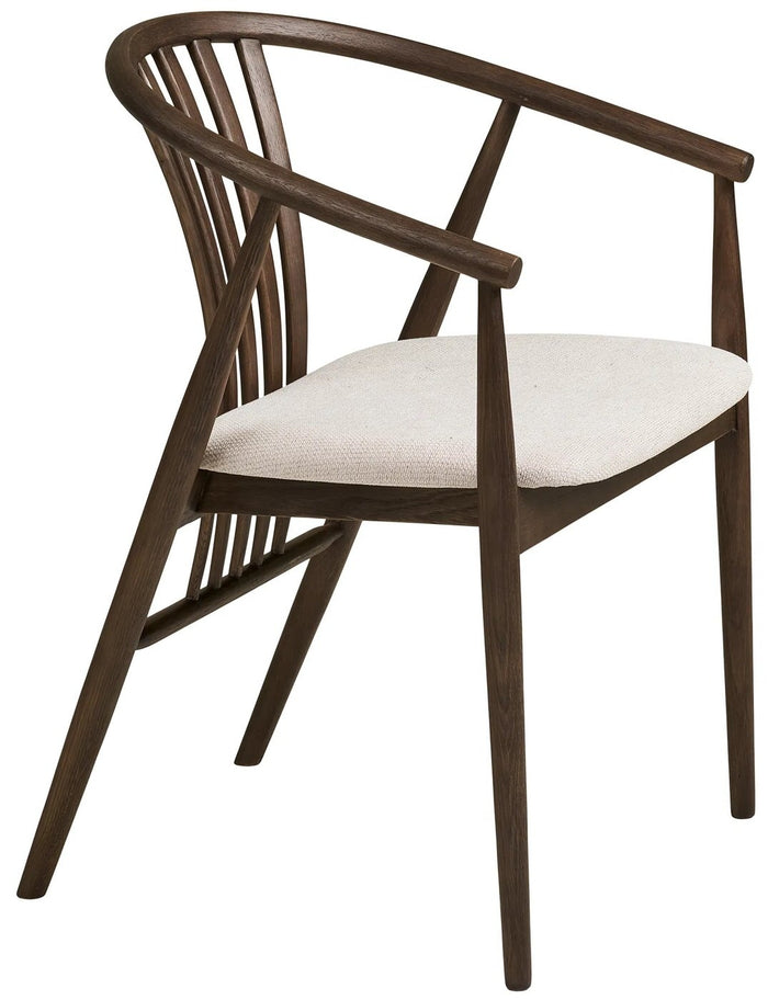 House Nordic Agustin Eetkamerstoel Gerookt Eiken | Zand