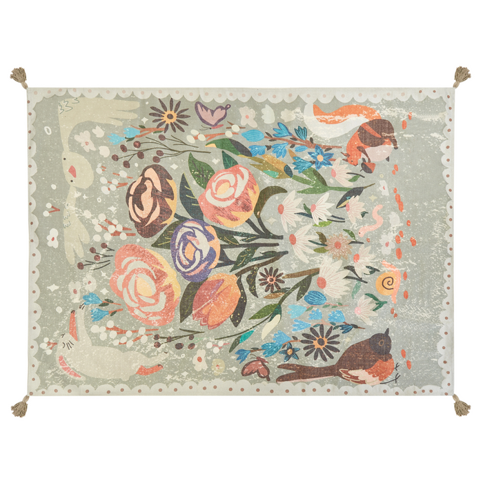 Beliani-BANDOWALI-Picknickkleed-Meerkleurig-150 x 200 cm-Polyester