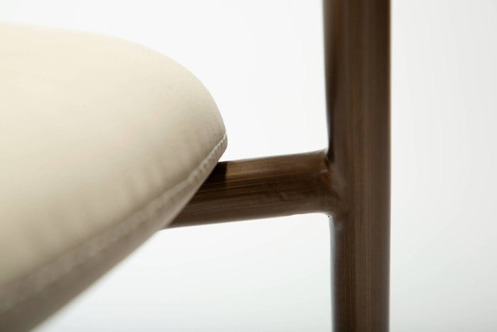 Dan-Form Zone Amandel Eetkamerstoel Kunstleer set van 2