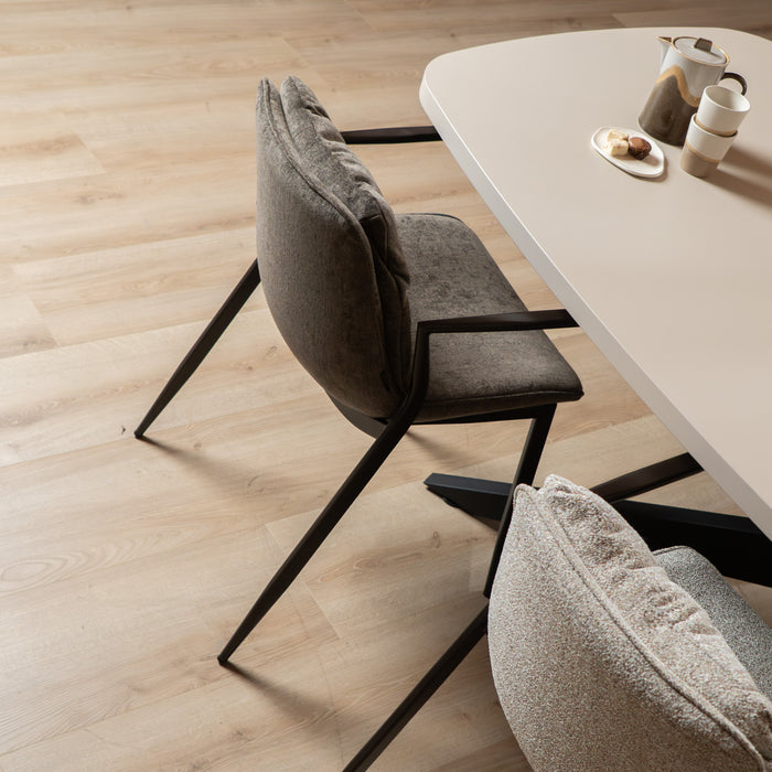 Bronx71 Velvet eetkamerstoel Trevi bruin