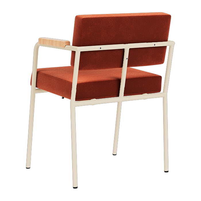 FÉST Monday Eetkamerstoel met Armleuning - Royal - Sand / Saffron