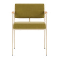 FÉST Monday Eetkamerstoel met Armleuning - Royal - Sand / Pistache